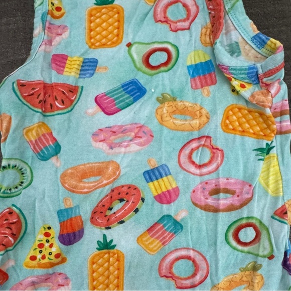 POSH PEANUT Food Pool Floatie Shortie Bamboo 6-9 Months - Picture 4 of 4